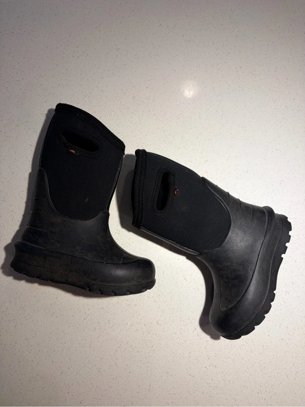 Kids Black bogs toddler size 10 winter snow  Boots
